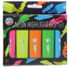 Tekenen / Kleuren> 5 Neon Highlighters Markeerstiften 12 x17,5 cm