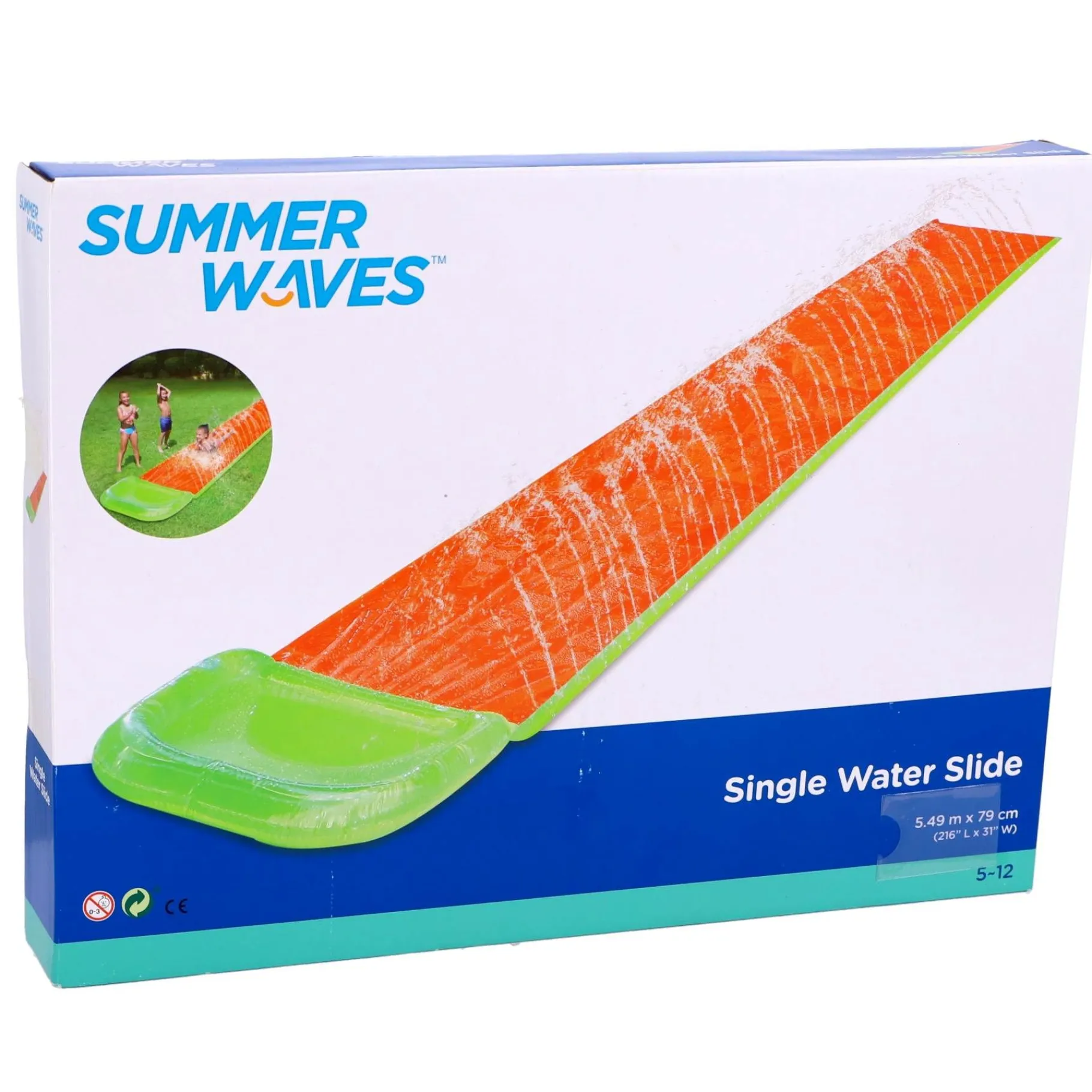 Zwemmen En Waterspeelgoed>Summer Waves 1 Persoons Waterglijbaan 549 x 79 cm