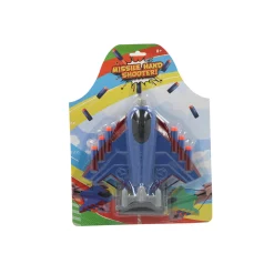 Jongens>Alert Afschietvliegtuig met foam pijltjes 3 assorti