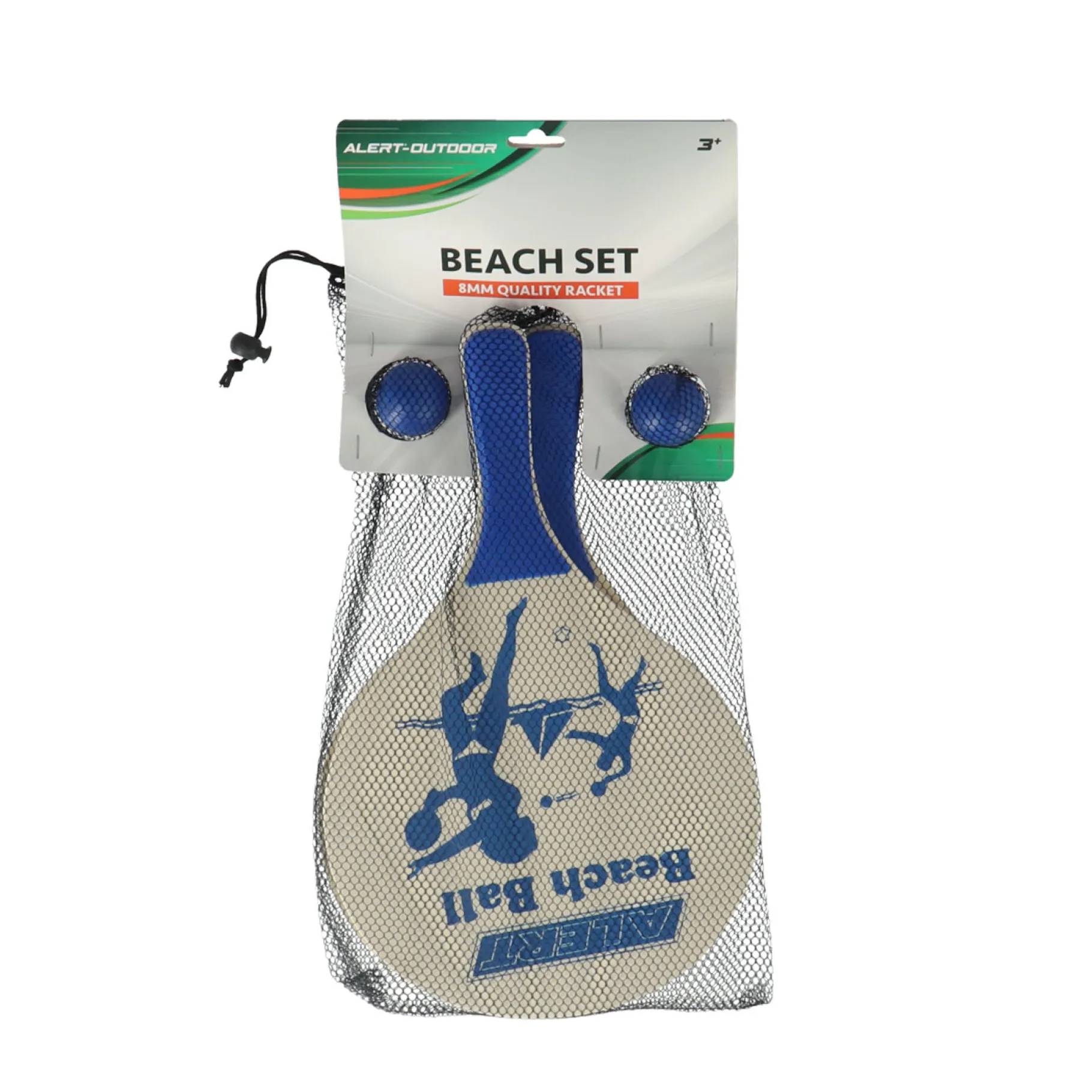 Zwemmen En Waterspeelgoed|Vang En Werpspel>Alert Outdoor Beachball Set Hout Deluxe