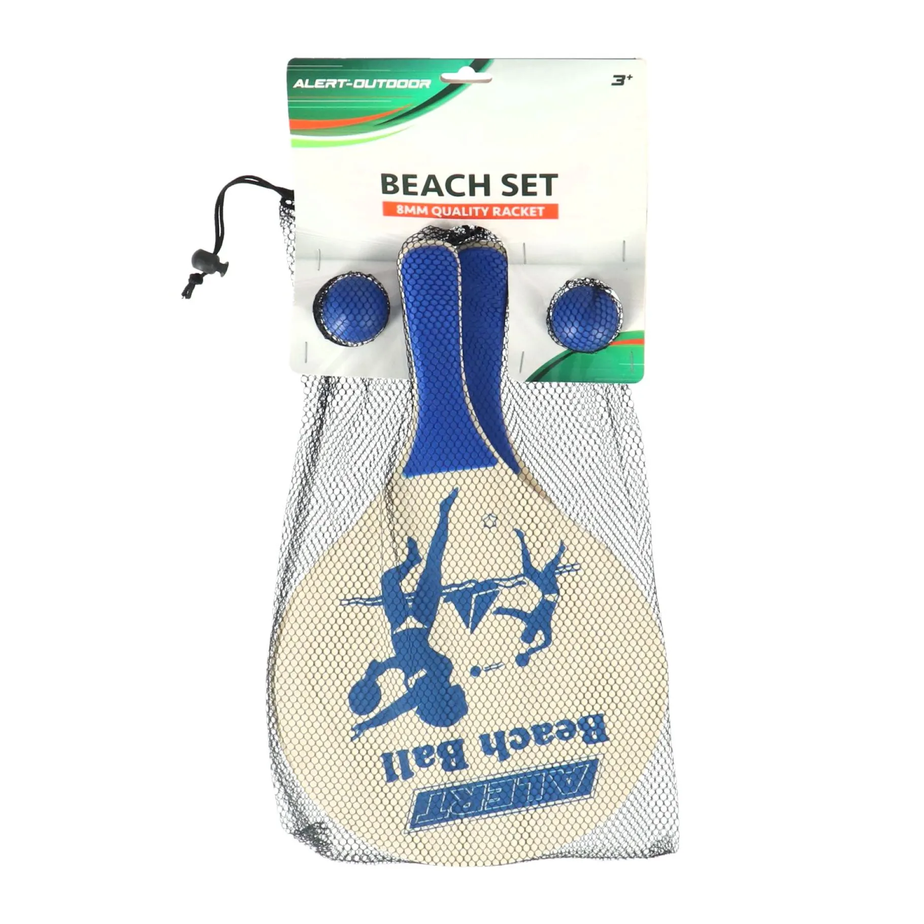 Zwemmen En Waterspeelgoed|Vang En Werpspel>Alert Outdoor Beachball Set Hout Deluxe