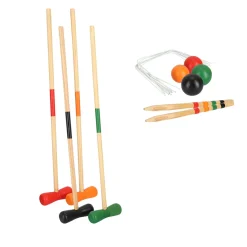 Vang En Werpspel>Alert Outdoor Croquet Hout XL 75 Cm  Met Handig Opbergnet