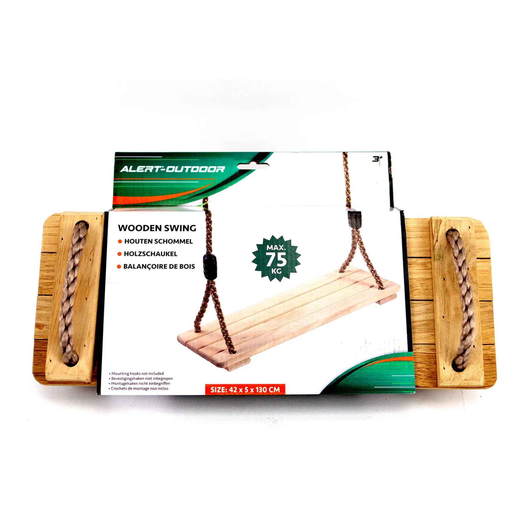 Schommels>Alert Outdoor Houten Schommel