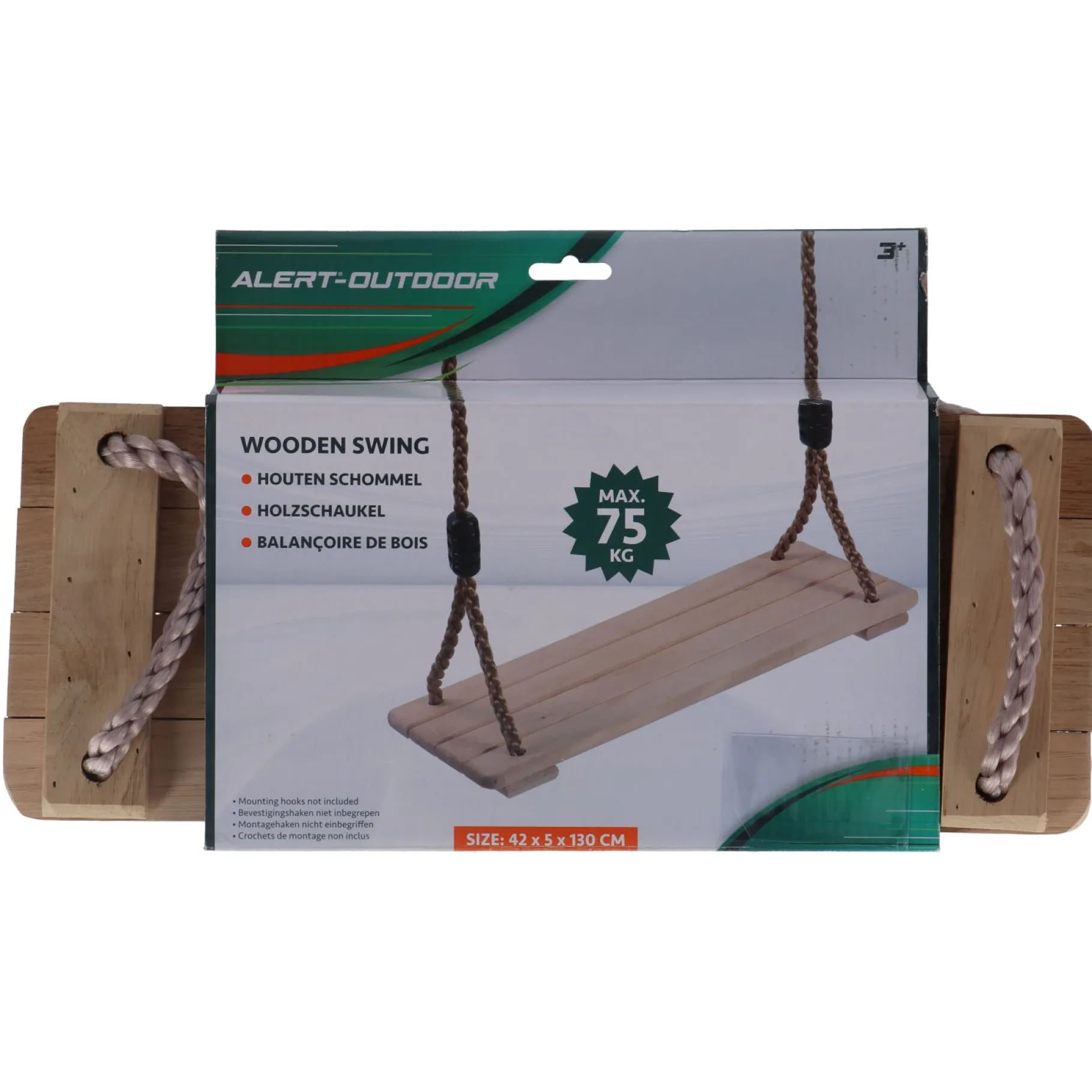 Schommels>Alert Outdoor Houten Schommel