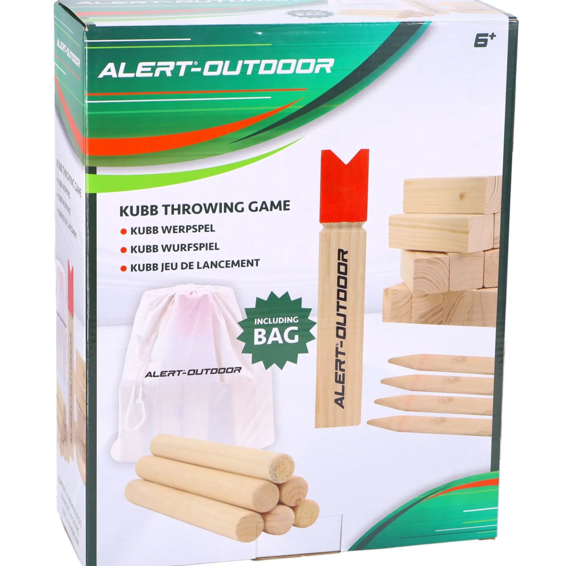 Vang En Werpspel>Alert Outdoor Kubb Werpset Basic King 30 Cm