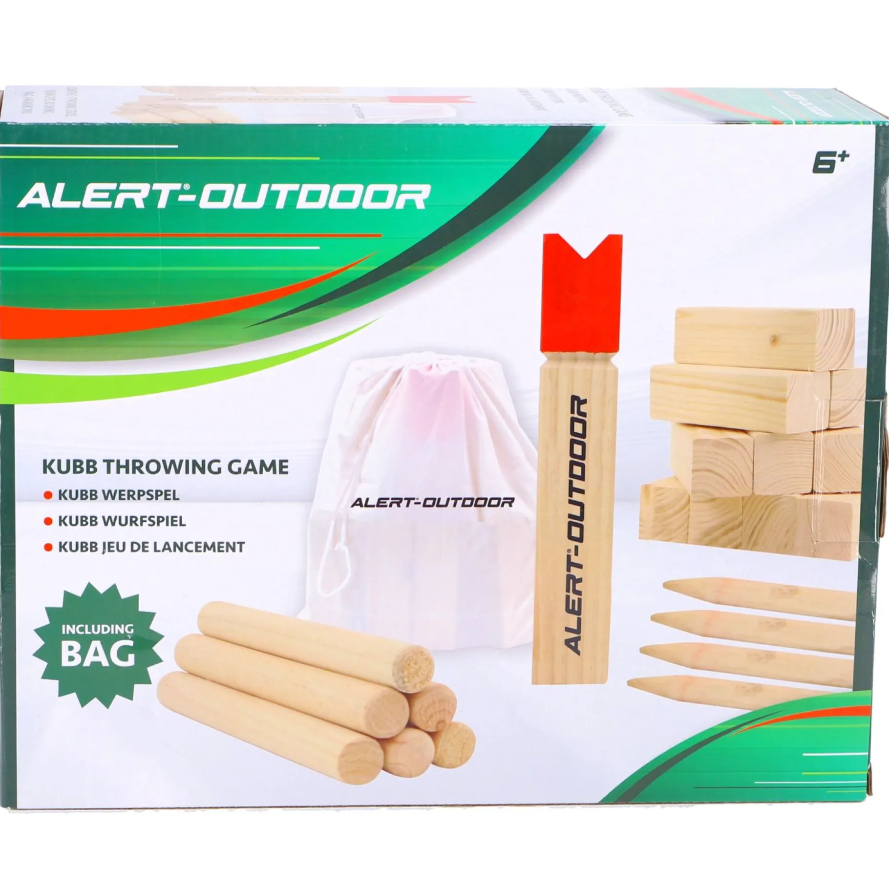 Vang En Werpspel>Alert Outdoor Kubb Werpset Basic King 30 Cm
