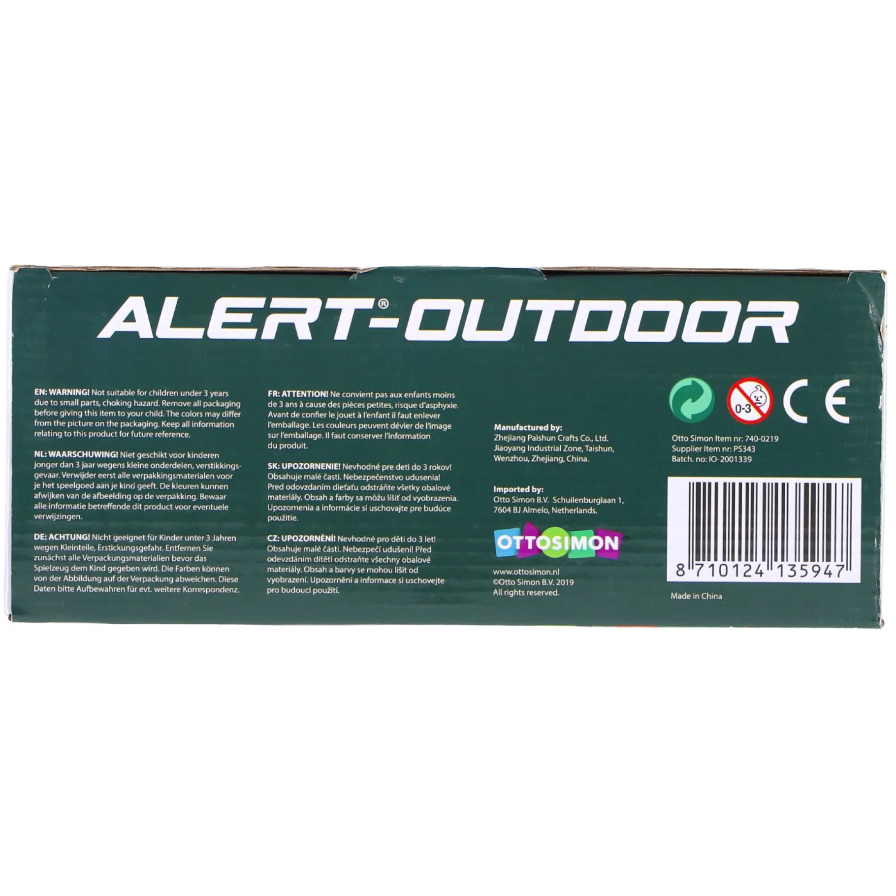 Vang En Werpspel>Alert Outdoor Kubb Werpset Basic King 30 Cm