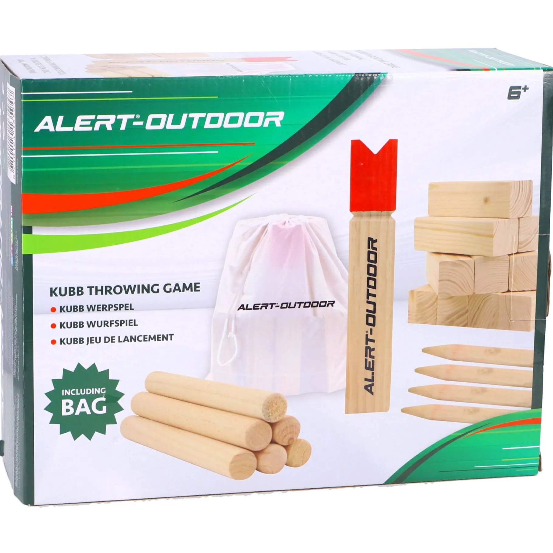Vang En Werpspel>Alert Outdoor Kubb Werpset Basic King 30 Cm
