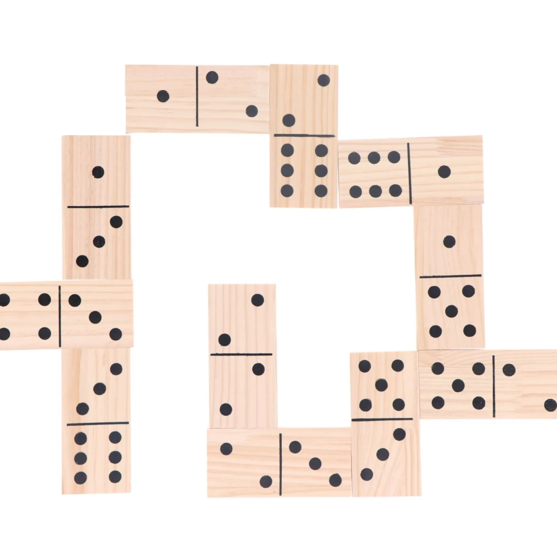 Buitenspellen>Alert Outdoor Spel Domino XL Hout 7,5 x 15 cm 7,5x15cm