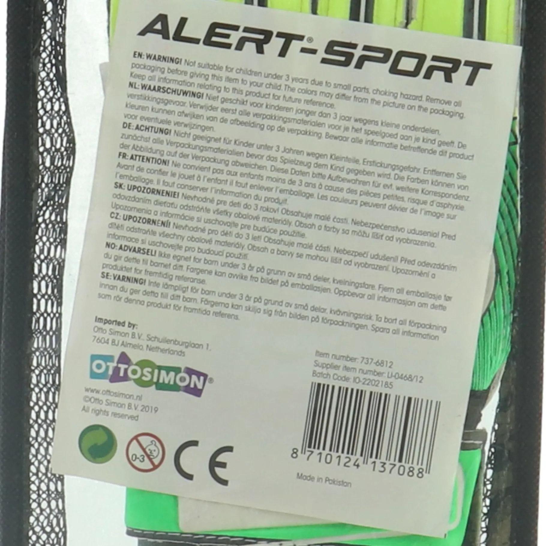 Voetbal>Alert Sport Keeperhandschoenen Maat S
