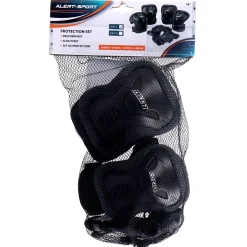 Inline-Skates / Rolschaatsen>Alert Sport Skate Beschermset Kinderen 3 Delig (Maat S) Zwart
