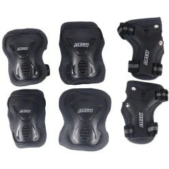 Inline-Skates / Rolschaatsen></noscript>Alert Sport Skate Beschermset Kinderen 3 Delig (Maat S) Zwart