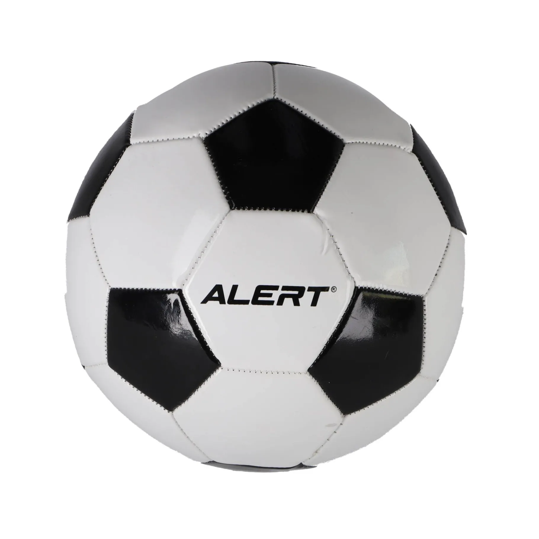 Voetbal>Alert Sport voetbal Wit/Zwart , Maat 5