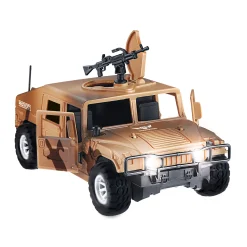 Voertuigen|Jongens></noscript> Alfafox militair voertuig frictie met licht en geluid 2 assorti