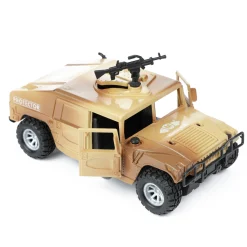 Voertuigen|Jongens></noscript> Alfafox militair voertuig frictie met licht en geluid 2 assorti