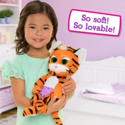 Dieren Knuffels En Pluche></noscript> Animal Babies tijger 45 cm