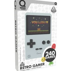 Lcd-Spellen>Qware Arcade 240 in 1 mini game retro grijs
