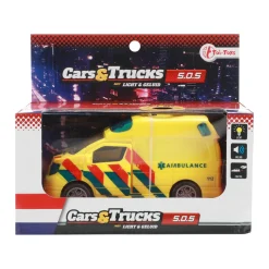 Auto's|Jongens> Auto ambulance frictie met licht en geluid