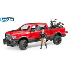 Auto's|Jongens>Bruder Auto Dodge RAM Met Motor