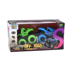 Auto's|Jongens> Auto 4X4 Off-Road Met Frictie Duo Pack