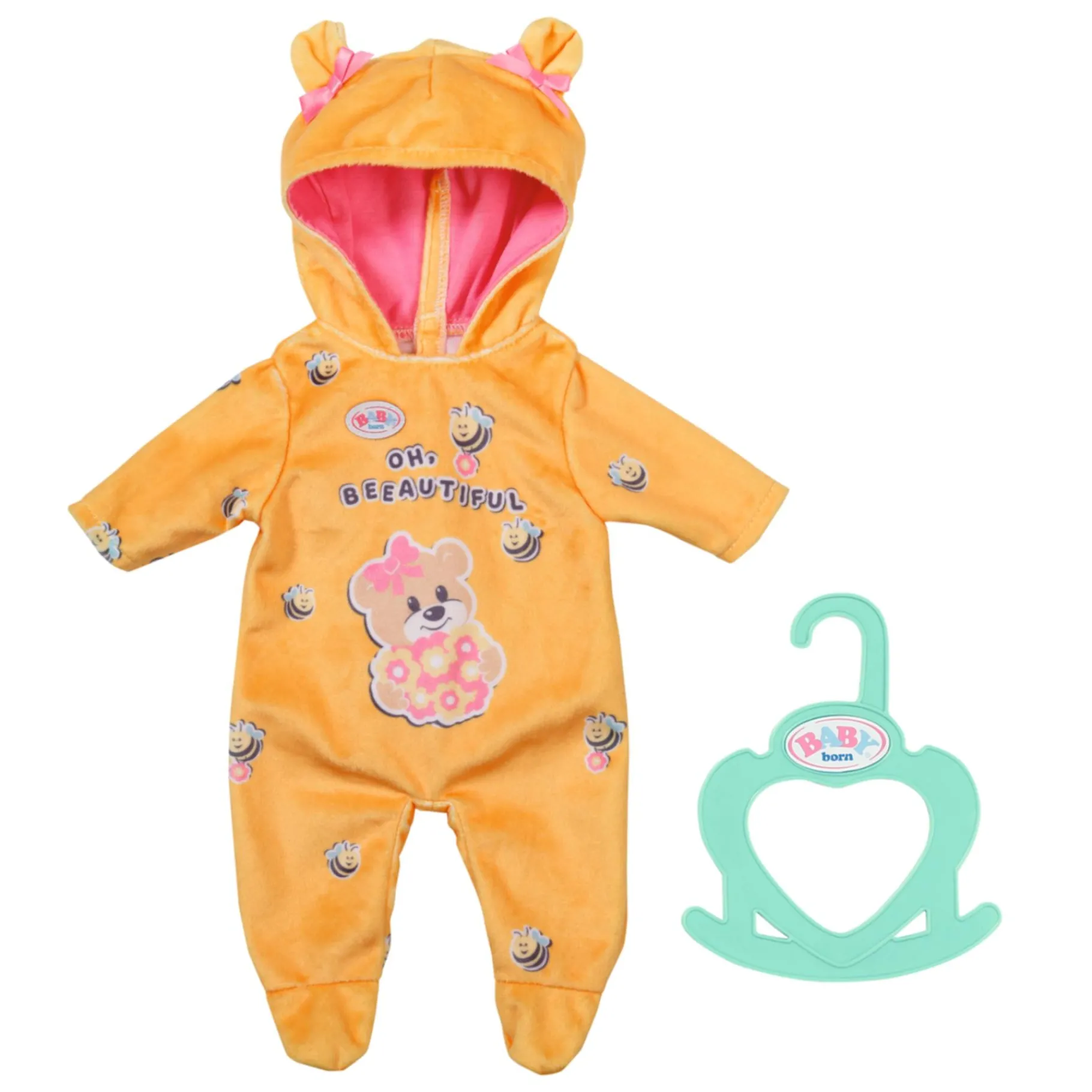 Poppenkleding> Baby Born Bear Onesie 36Cm