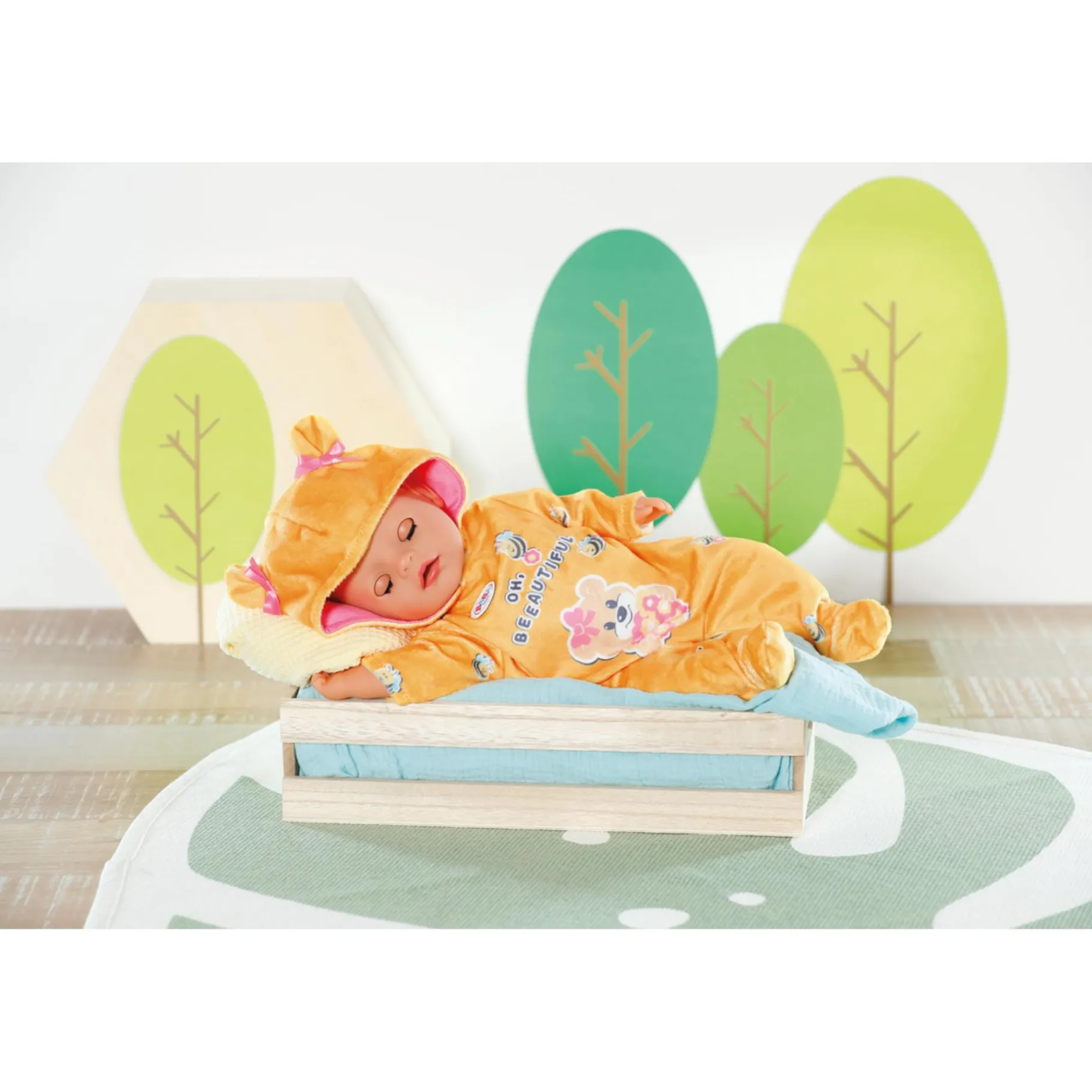 Poppenkleding> Baby Born Bear Onesie 36Cm