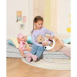 Poppen Accessoires></noscript>Zapf Baby Born Beer Slaapgrot