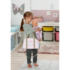 Poppen Accessoires></noscript> Baby Born Changing Bag Flower