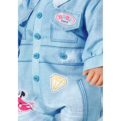 Poppenkleding></noscript> BABY born Deluxe Jean Overall 43cm
