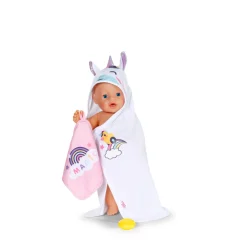 Poppen Accessoires> Baby Born Hooded Towel Set