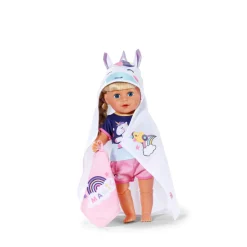 Poppen Accessoires></noscript> Baby Born Hooded Towel Set