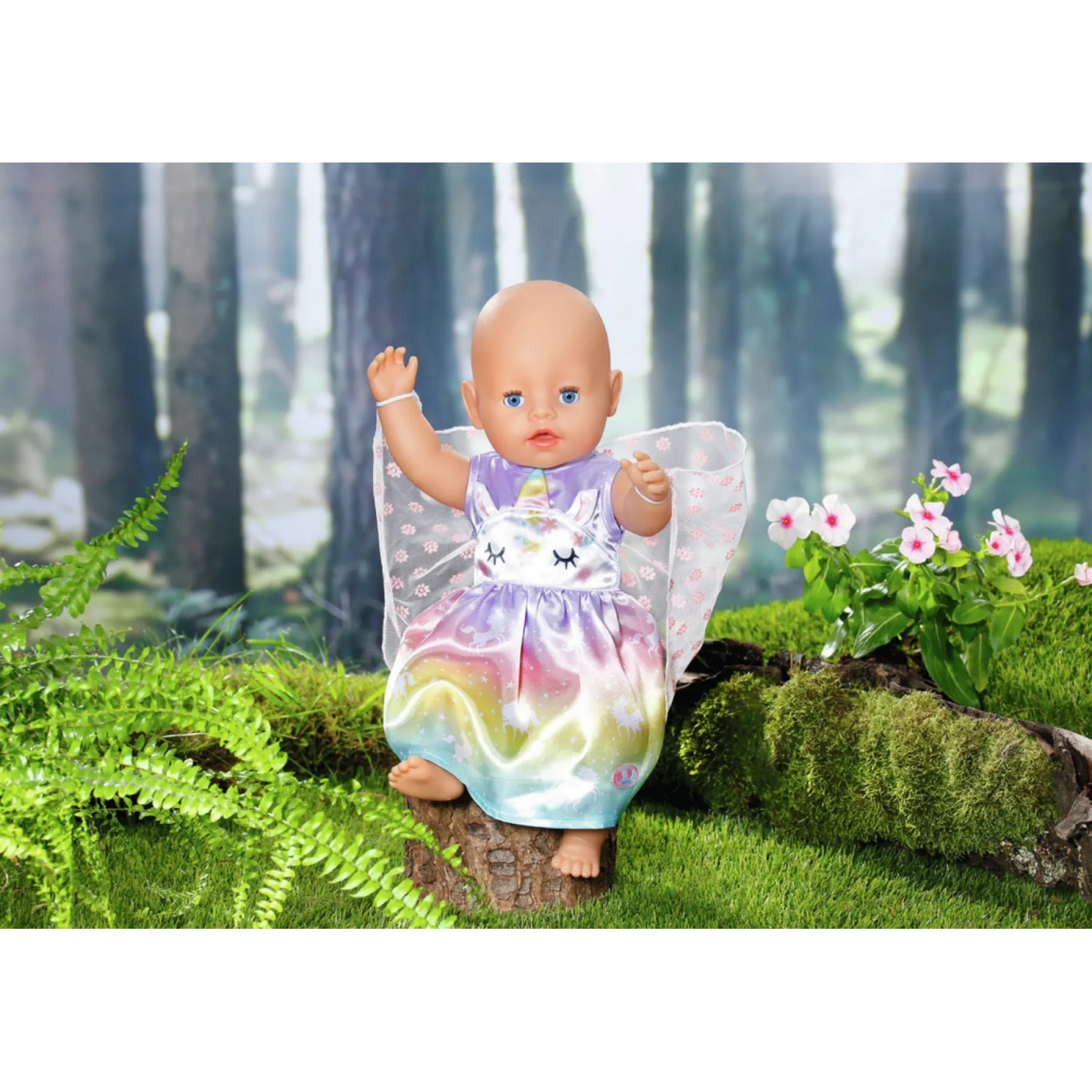 Poppenkleding>Zapf Baby Born Kleertjes Unicorn Elfjesoutfit 43 cm