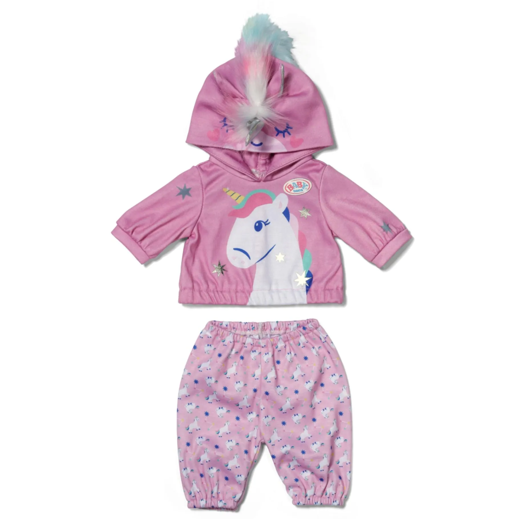 Poppenkleding> Baby Born Outfit Unicorn 43 Cm