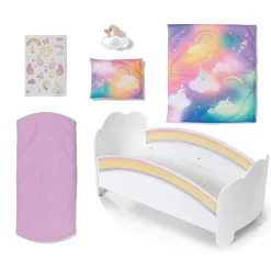 Poppenmeubels> BABY born Rainbow Bed