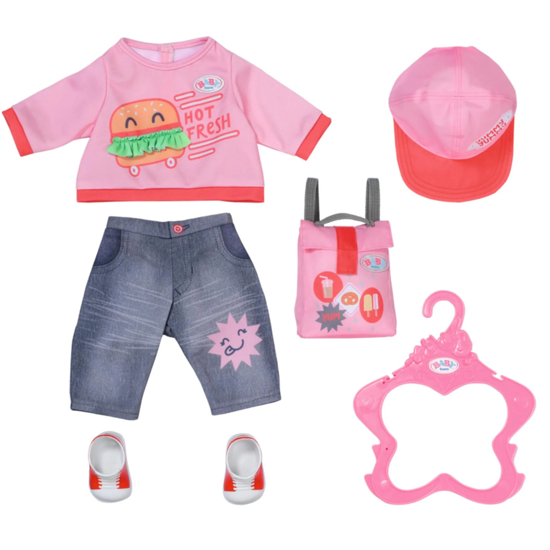 Poppenkleding> BABY born Snack Shop Outfit 43cm