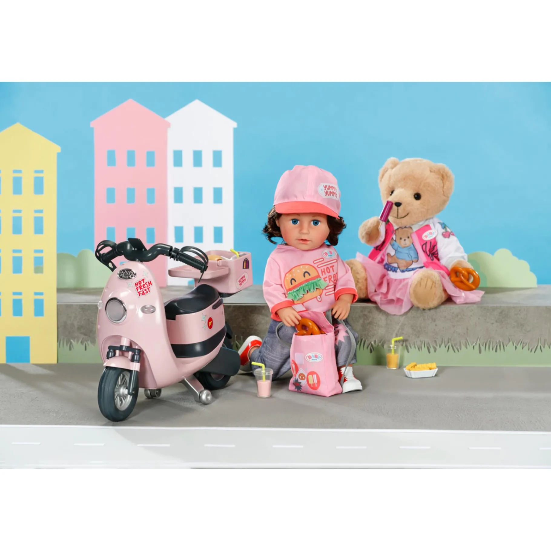 Poppenkleding> BABY born Snack Shop Outfit 43cm