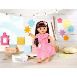 Poppenkleding> Baby born trendy flowerdress 43 cm