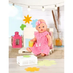 Poppenkleding></noscript> Baby born trendy flowerdress 43 cm