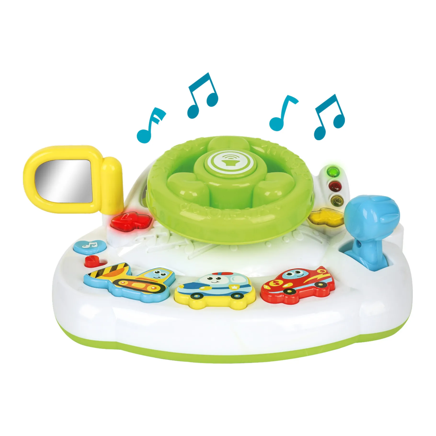 Babyspeelgoed|Activitycenter> Baby Stuurtje Met Licht En Geluid Battery Operated