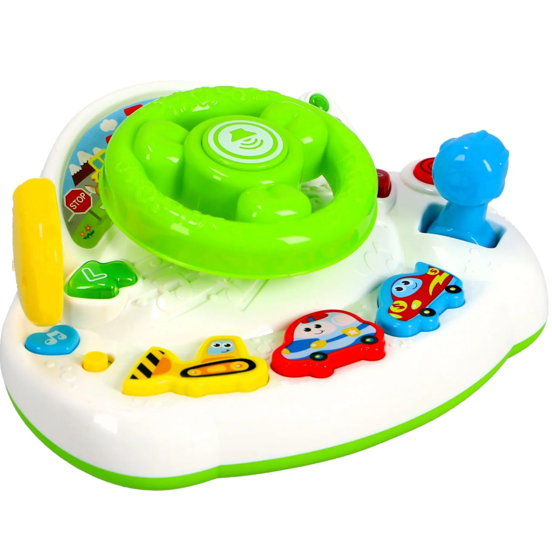 Babyspeelgoed|Activitycenter> Baby Stuurtje Met Licht En Geluid Battery Operated
