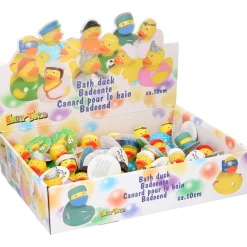 Badspeelgoed> Badeend 10 cm 12 assorti