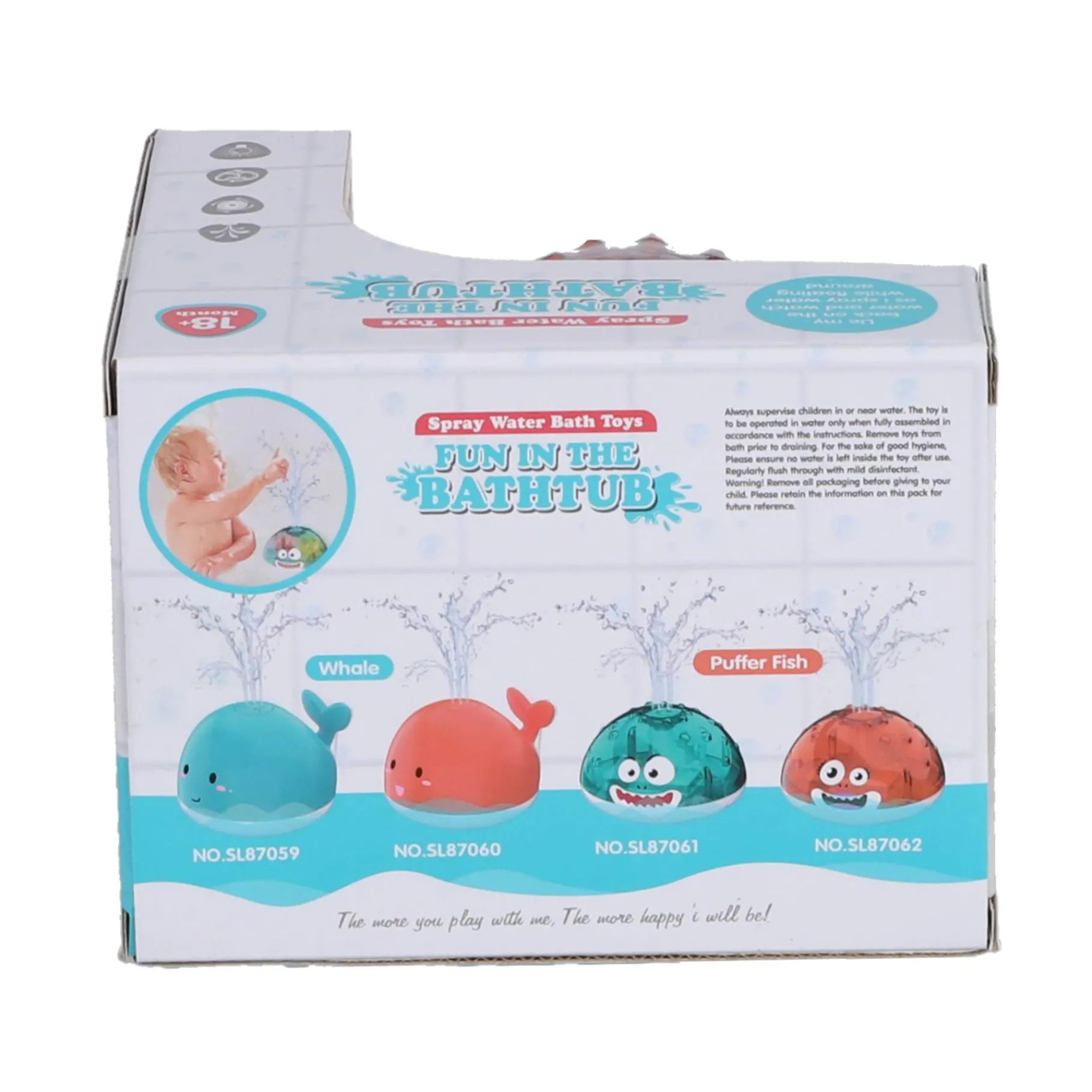 Badspeelgoed> Badspeelgoed Draaiend met licht