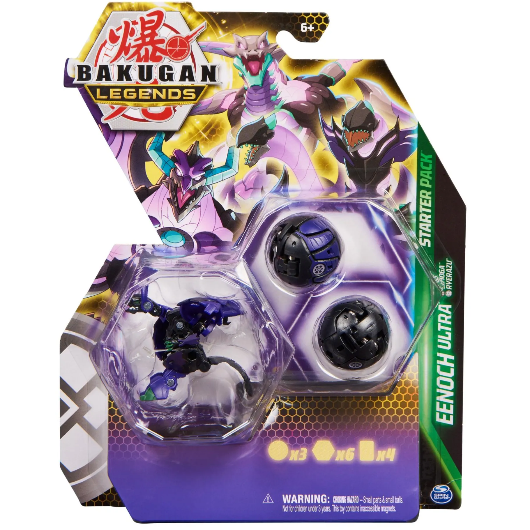 Speelsets|Jongens>Spinmaster Bakugan Legends S5 Starter Pack 3-pack Assorti