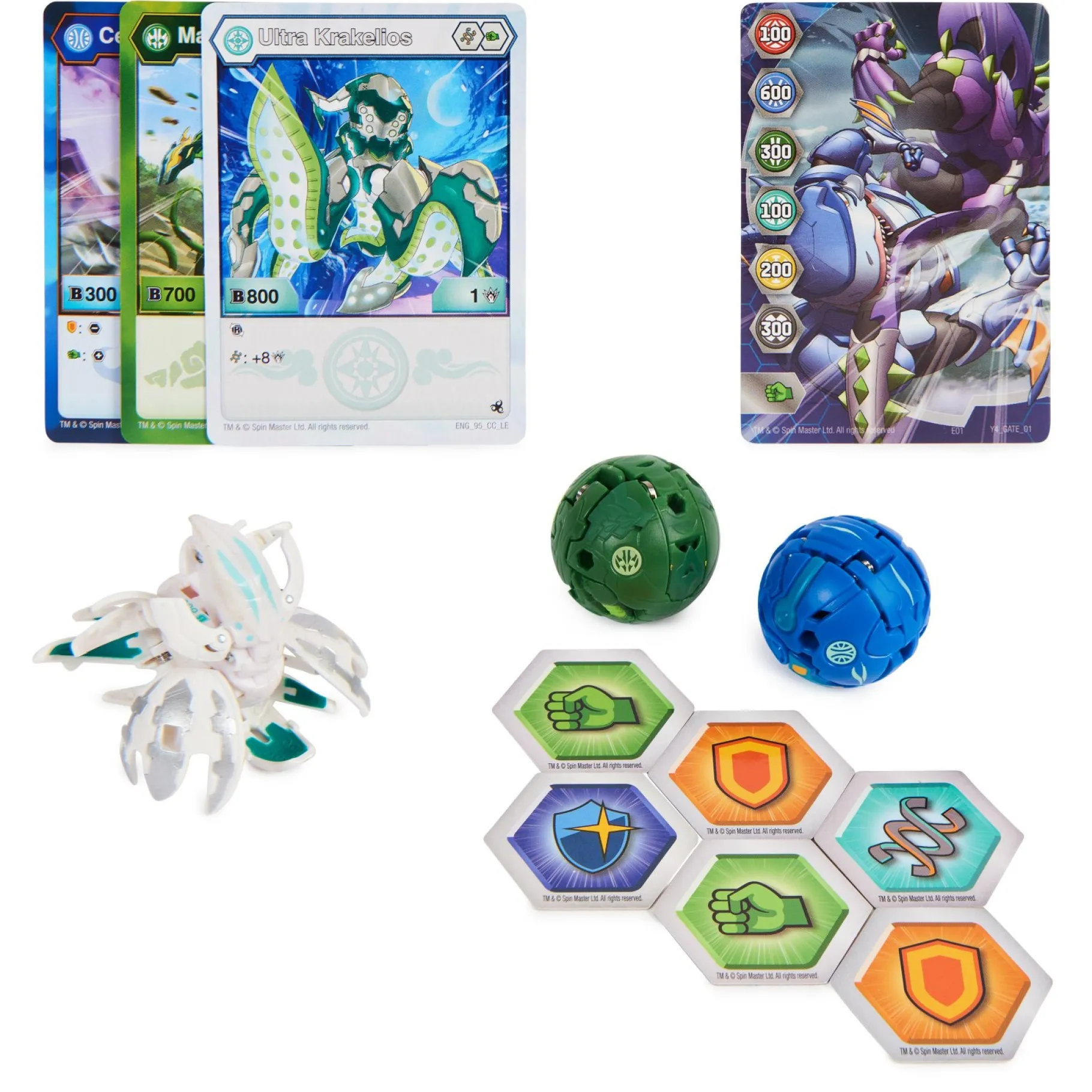 Speelsets|Jongens>Spinmaster Bakugan Legends S5 Starter Pack 3-pack Assorti