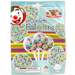 Feestartikelen> Ballon Confetti 6 Stuks 30 Cm