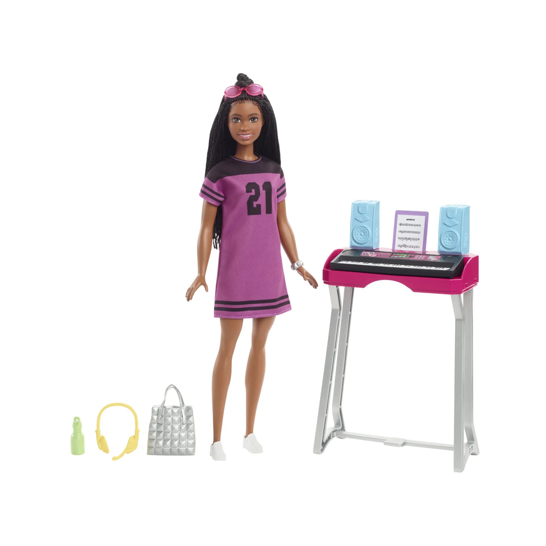 Meisjes|Tienerpoppen>Barbie Big City Big Dreams Brooklyn Recording Studio speelset