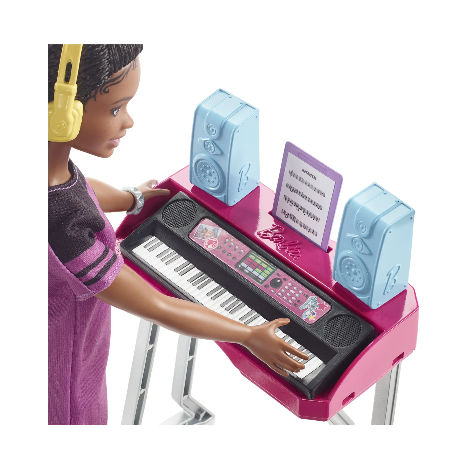 Meisjes|Tienerpoppen>Barbie Big City Big Dreams Brooklyn Recording Studio speelset