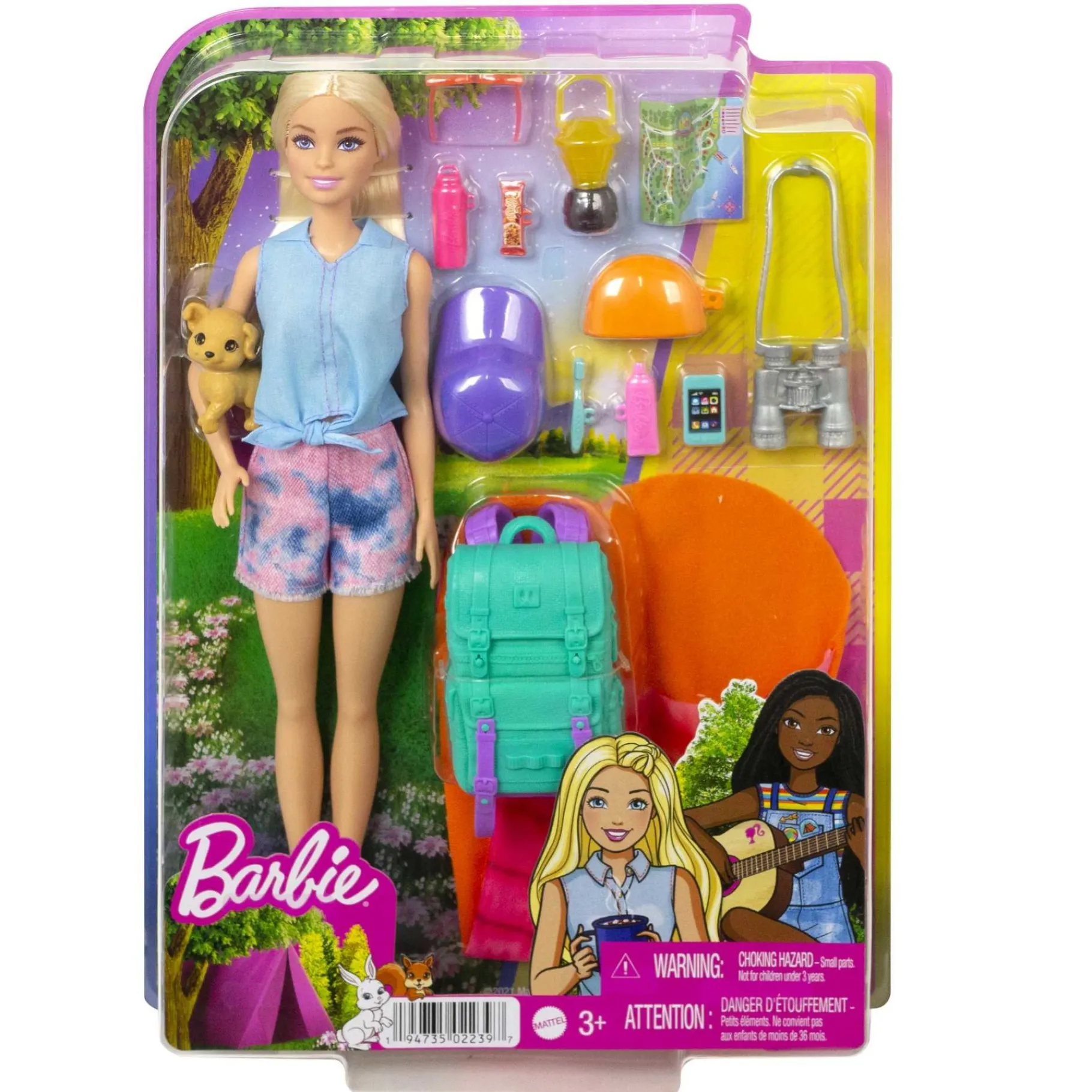 Tienerpoppen|Meisjes>Barbie Camping Doll En Piece Count Malibu