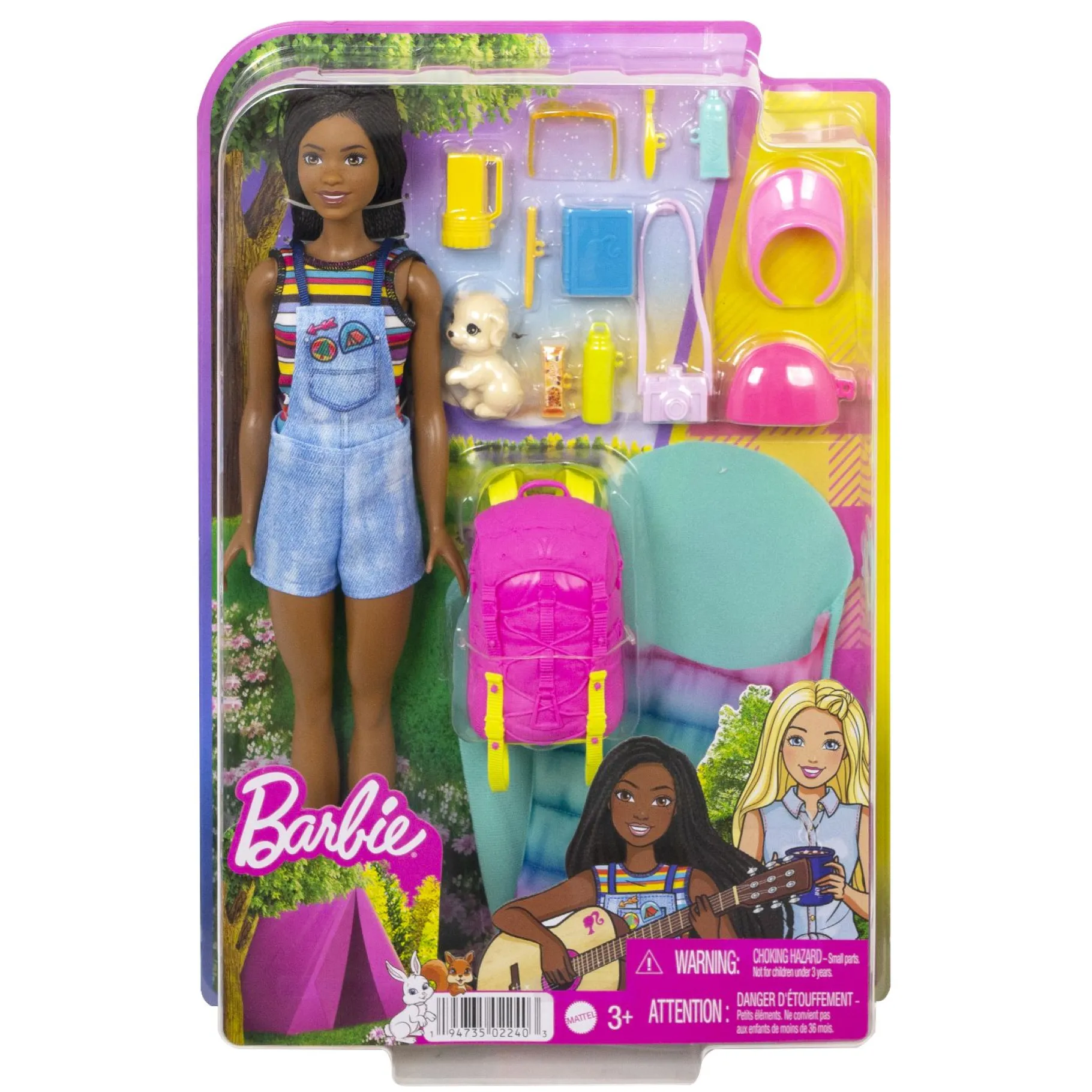 Tienerpoppen|Meisjes>Barbie Camping Doll Piece Count Brooklyn