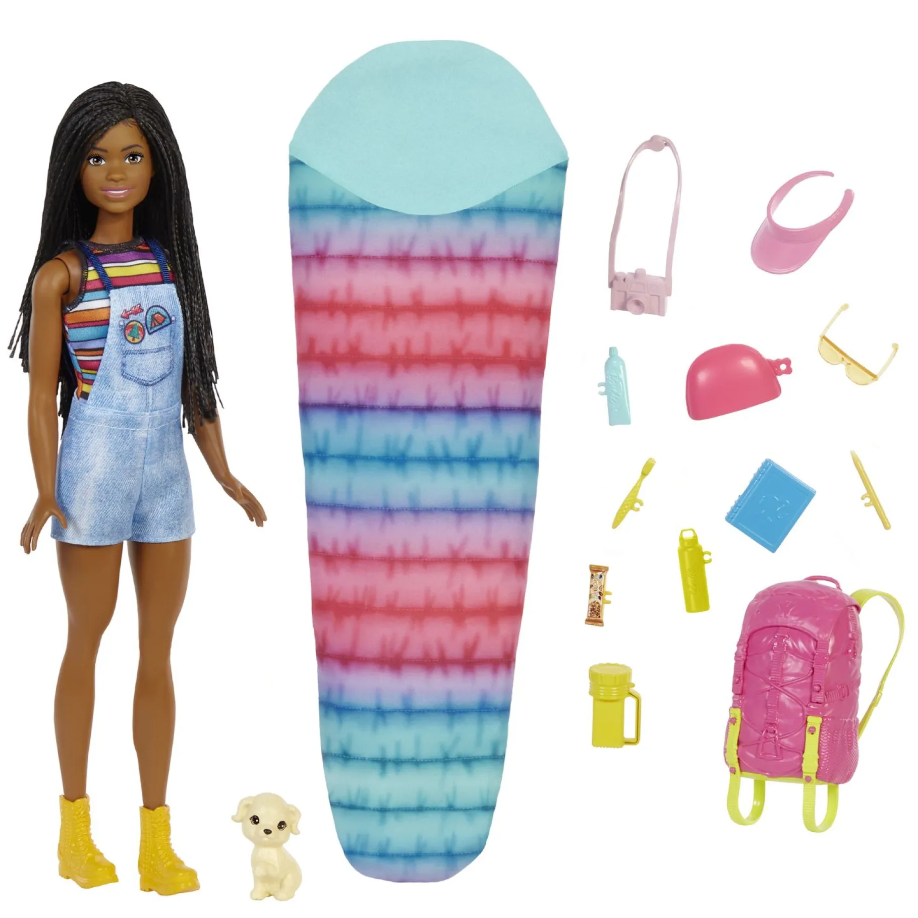 Tienerpoppen|Meisjes>Barbie Camping Doll Piece Count Brooklyn